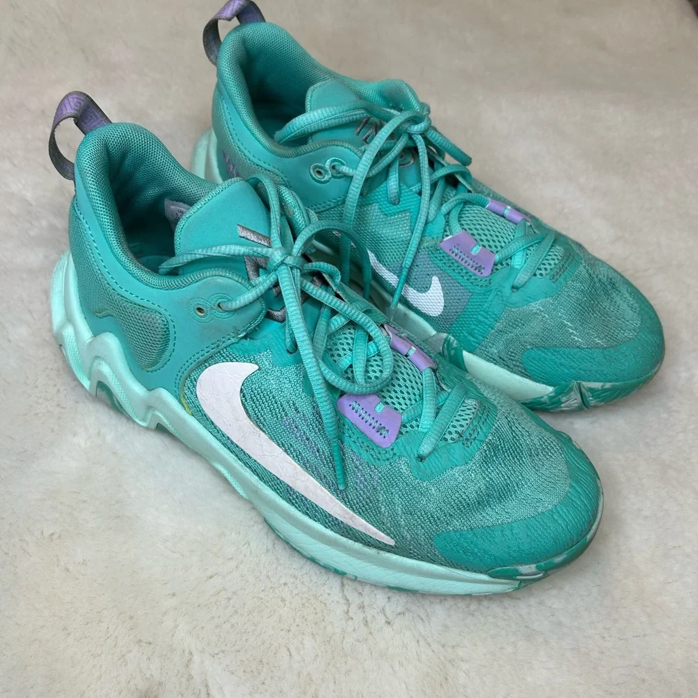 Nike Giannis Immortality 2 Mint & Lavender Basketball Shoes 5.5